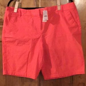 J Crew Bermuda Coral Shorts